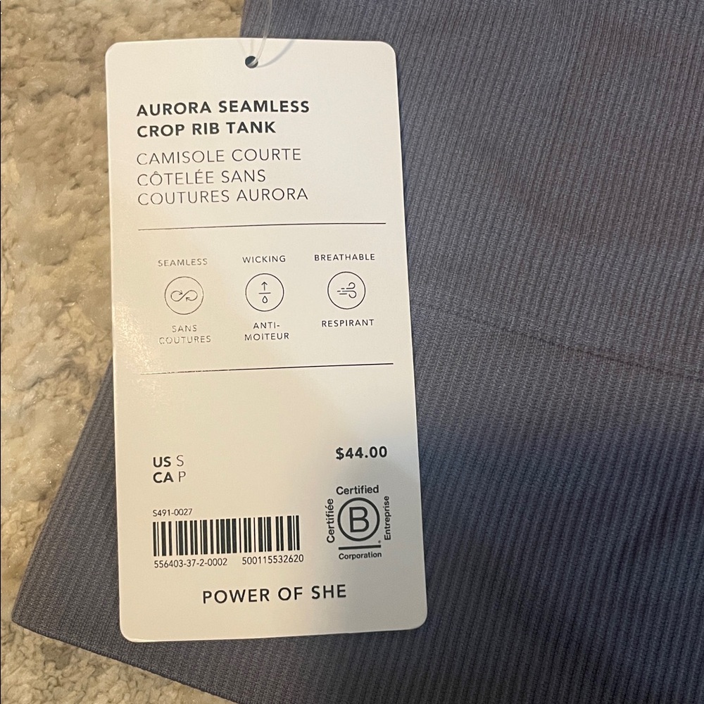 Athleta Crop Rib Tank - Picture 3 of 3